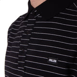 POLO TEE - STRIPE / BLACK