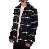 LAMB JACKET - BLACK / WHITE