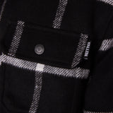 LAMB JACKET - BLACK / WHITE