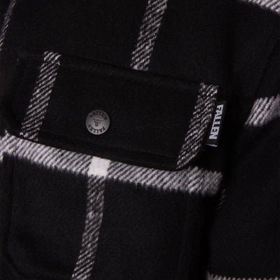LAMB JACKET - BLACK / WHITE