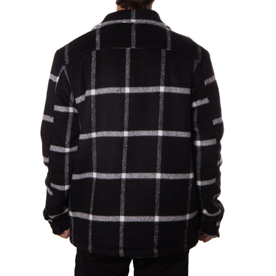 LAMB JACKET - BLACK / WHITE