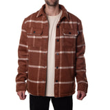LAMB JACKET - RUST / WHITE