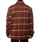 LAMB JACKET - RUST / WHITE