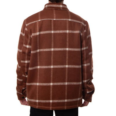 LAMB JACKET - RUST / WHITE