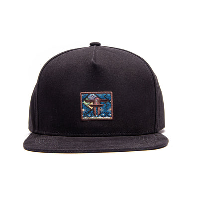 TRADEMARK PATCH FLAT - BLACK / NATIVE