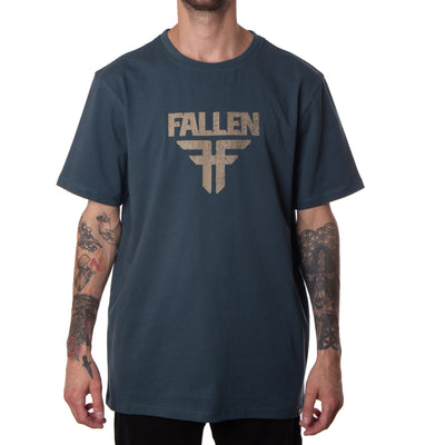 INSIGNIA TEE - BLUE / ALMOND