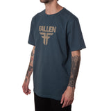 INSIGNIA TEE - BLUE / ALMOND
