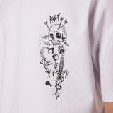 FLASH ART TEE - WHITE / BLACK