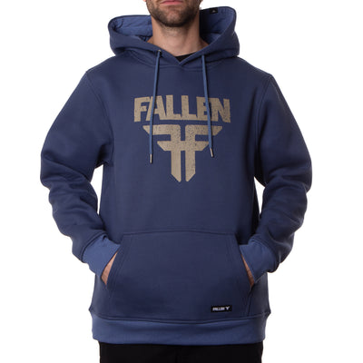 INSIGNIA HOODIE - BLUE / ALMOND