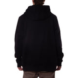 FURY PATCH ZIP HOODIE - BLACK / WHITE