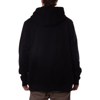 FURY PATCH ZIP HOODIE - BLACK / WHITE