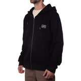 FURY PATCH ZIP HOODIE - BLACK / WHITE