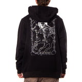 DARK HORSE TAROT HOODIE BLACK / WHITE