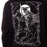 DARK HORSE TAROT HOODIE BLACK / WHITE