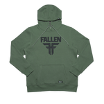 INSIGNIA HOODIE - OLIVE / BLACK