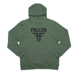 INSIGNIA HOODIE - OLIVE / BLACK