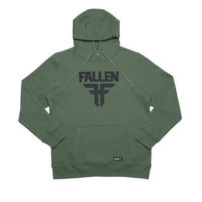 INSIGNIA HOODIE - OLIVE / BLACK