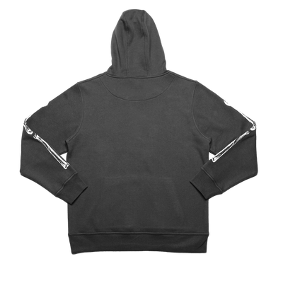 SKELETON HOODIE - ASPAHALT / OFF WHITE