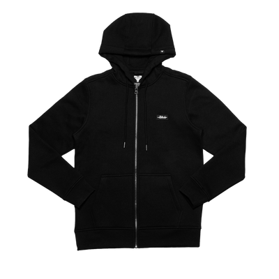 TRADITION ZIP HOODIE - BLACK / WHITE