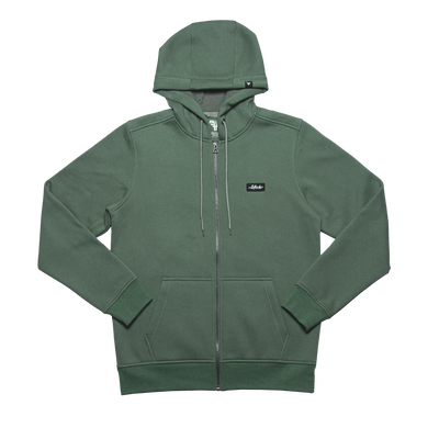 TRADITION ZIP HOODIE - OLIVE BLACK