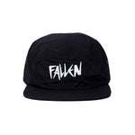 STREET FIVE PANELS HAT - BLACK WHITE