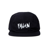 STREET FIVE PANELS HAT - BLACK WHITE