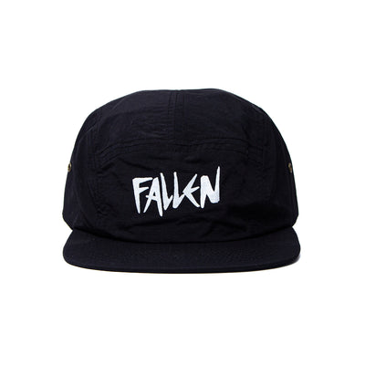 STREET FIVE PANELS HAT - BLACK WHITE