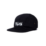 STREET FIVE PANELS HAT - BLACK WHITE