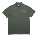 POLO OVERSIZE TEE - OLIVE / WHITE