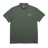 POLO OVERSIZE TEE - OLIVE / WHITE
