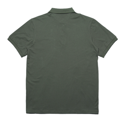 POLO OVERSIZE TEE - OLIVE / WHITE