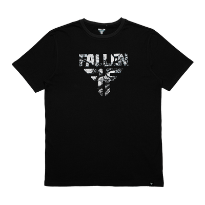 Insignia tee - asphal / white