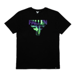 INSIGNIA TEE - BLACK / PURPLE