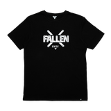 CURB TEE - BLACK / WHITE