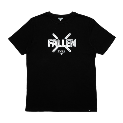 CURB TEE - BLACK / WHITE