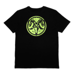 THE GOAT TEE - BLACK / LIME