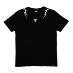 IRON TEE - BLACK / WHITE