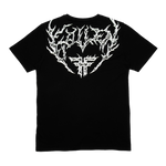 IRON TEE - BLACK / WHITE