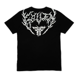 IRON TEE - BLACK / WHITE