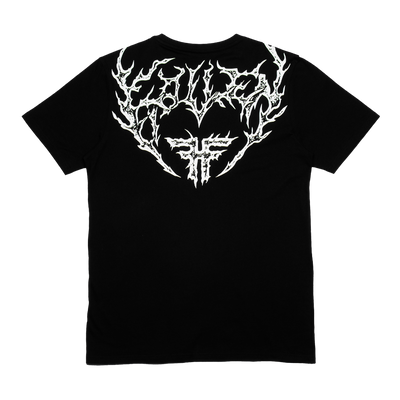 IRON TEE - BLACK / WHITE