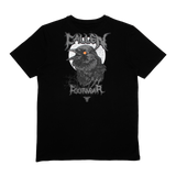 DARK RAVEN TEE - BLACK / WHITE