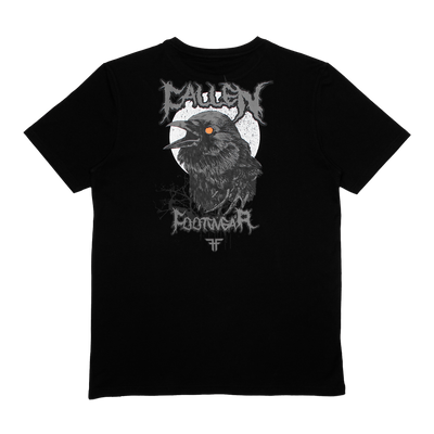 DARK RAVEN TEE - BLACK / WHITE