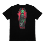 COFFIN TEE - BLACK / GREEN