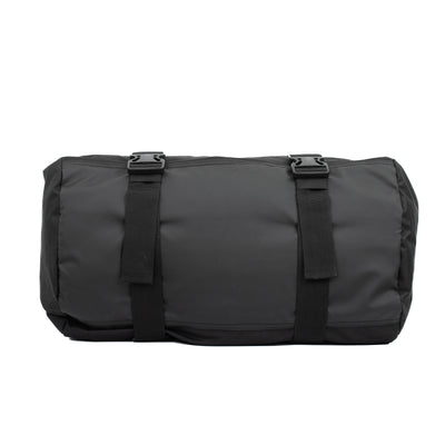 UTILITY DUFFLE SMALL BAG - BLACK / WHITE