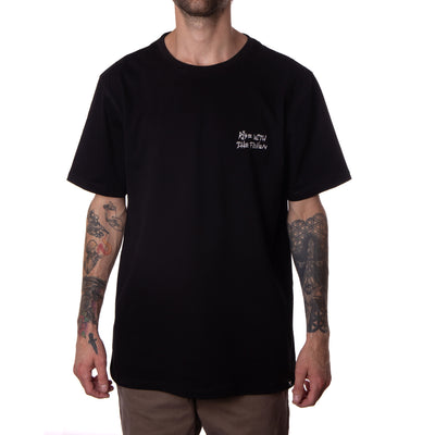 DARK HORSE TAROT TEE - BLACK / WHITE