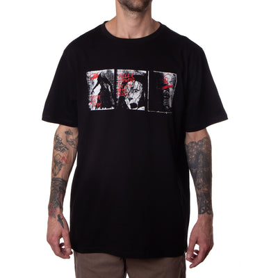 DEMONS TEE - BLACK / RED