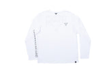 PSYCH L/S TEE - WHITE